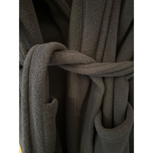 Lands End Mens Polartec Fleece Robe Belted Size 38-40 Made In USA Warm & Comfort - Picture 2 of 6